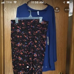 LLR Outfit Large Blue Lynnae & L Feather Cassie
